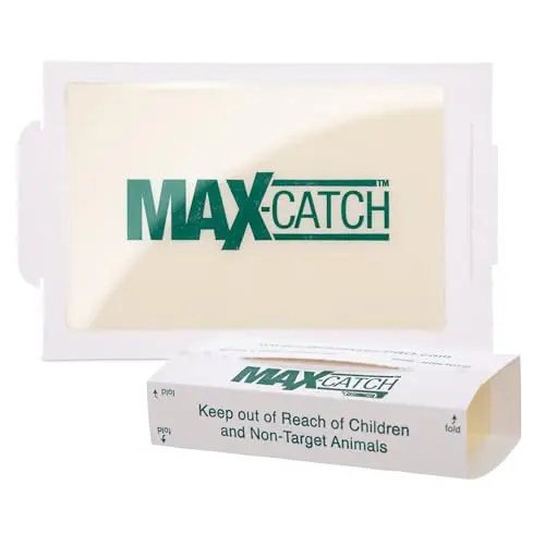 Catchmaster Max-Catch Glue Trap package showing multiple white adhesive boards