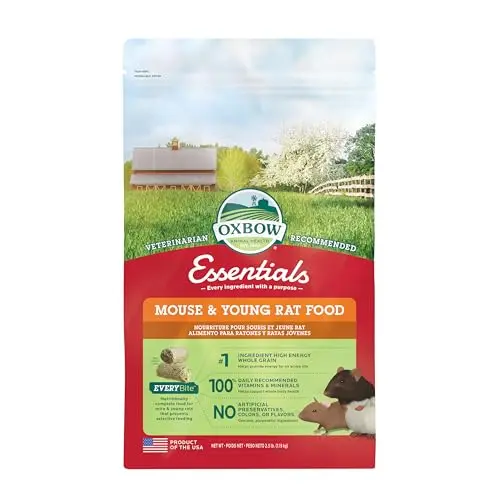 Oxbow Essentials Mouse and Young Rat Food bag