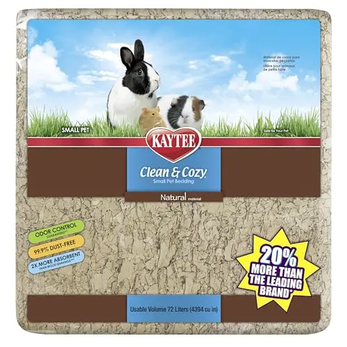 Kaytee Clean and Cozy Natural brown recycled paper bedding