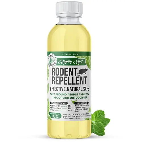 Mighty Mint Peppermint Oil Rodent Repellent Concentrate bottle