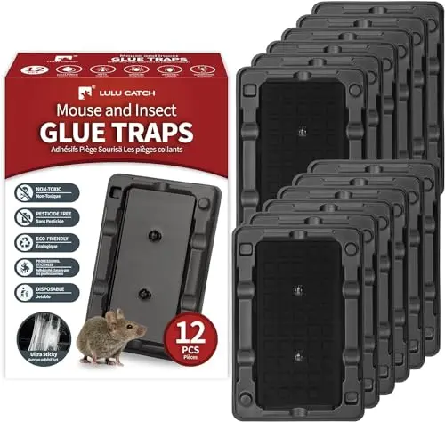LULUCATCH Mouse and Insect glue traps