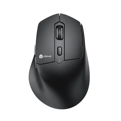 iClever MD360 ergonomic Bluetooth mouse with mouse jiggler feature