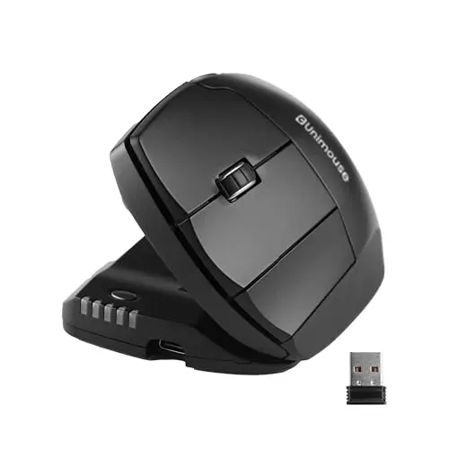 Contour Unimouse Wireless Left-Handed Ergonomic Vertical Mouse