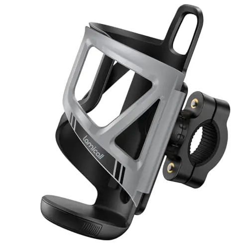 Lamicall bike water bottle cage with hidden compartment for a GPS tracker