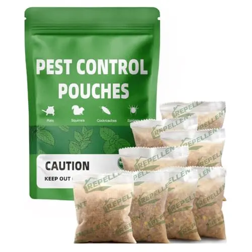 LAQDECDV natural pest repellent pouches for mice, ants, and spiders